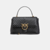Pinko Classic Love Lady Puff Chevron Black