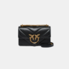 Pinko Love Bag mini chevron-quilted nappa leather crossbody bag Black