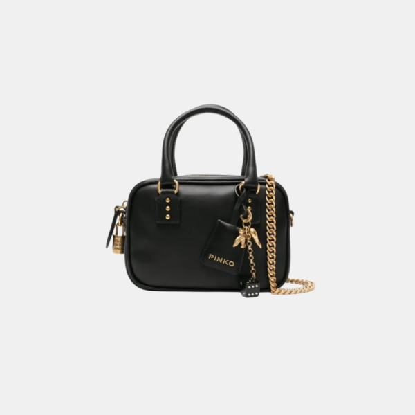 Pinko Mini Bowling Bag Black