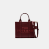 The MARC JACOBS Leather Mini Crossbody Tote Bag cherry