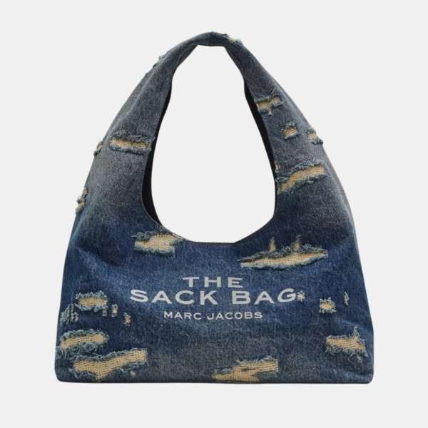 The Marc Jacobs Rip and Repair Denim Sack Bag
