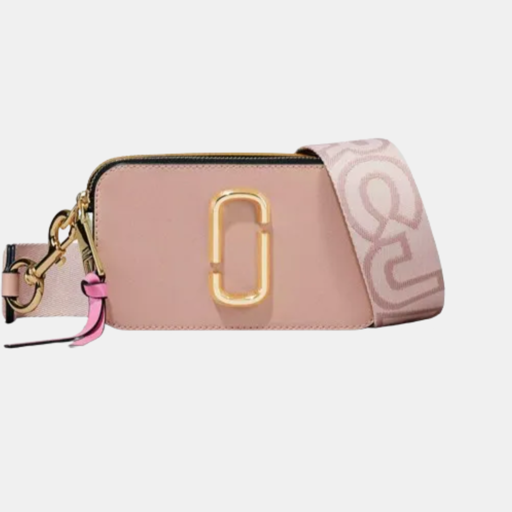 The Marc Jacobs Snapshot Cross-Body Bag Colorblock Rose/ Goldenrod/ Vanilla