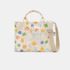 THE MARC JACOBS Wild Daisy CANVAS SMALL TOTE BAG
