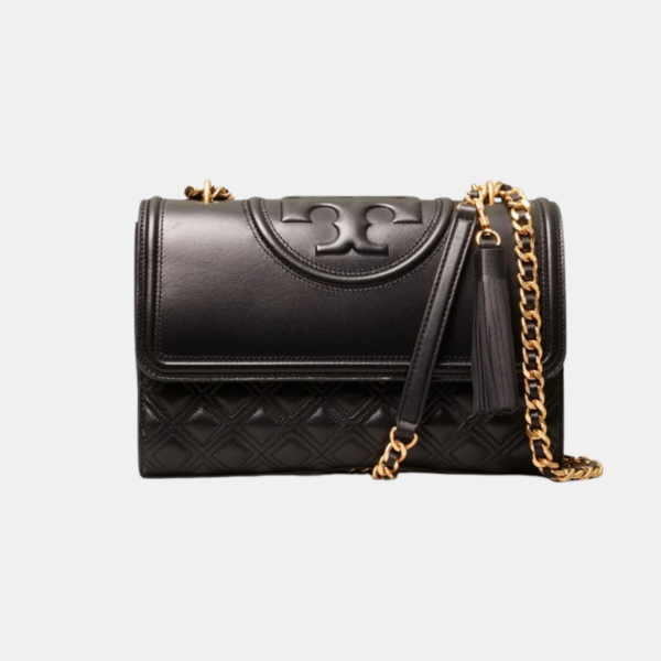 Tory Burch Fleming Convertible Shoulder Bag Black