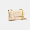 Tory Burch Fleming Small Convertible Shoulder Bag New Cream