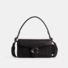 Coach Tabby Shoulder Bag 20 refined pebble leather Black