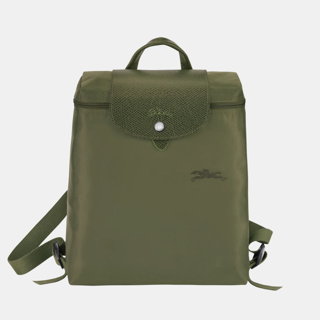 Longchamp Le Pliage Green M Backpack Forest