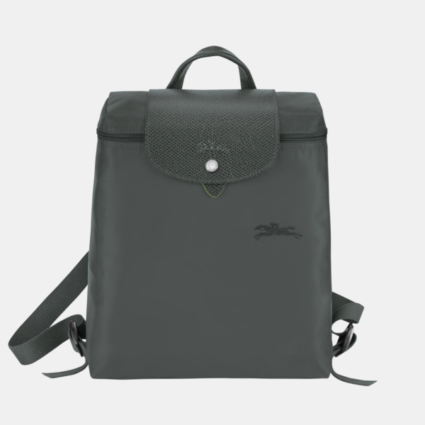 Longchamp Le Pliage Green M Backpack Graphite