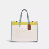 Untitled design (8) Coach Field Tote 30 In Colorblock With Coach Badge