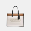 Untitled design (9) Coach Field Tote 30 In Colorblock With Coach Badge dark