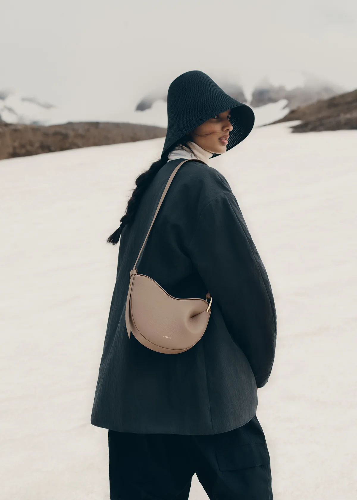 Polène Tonca Edition Textured Taupe