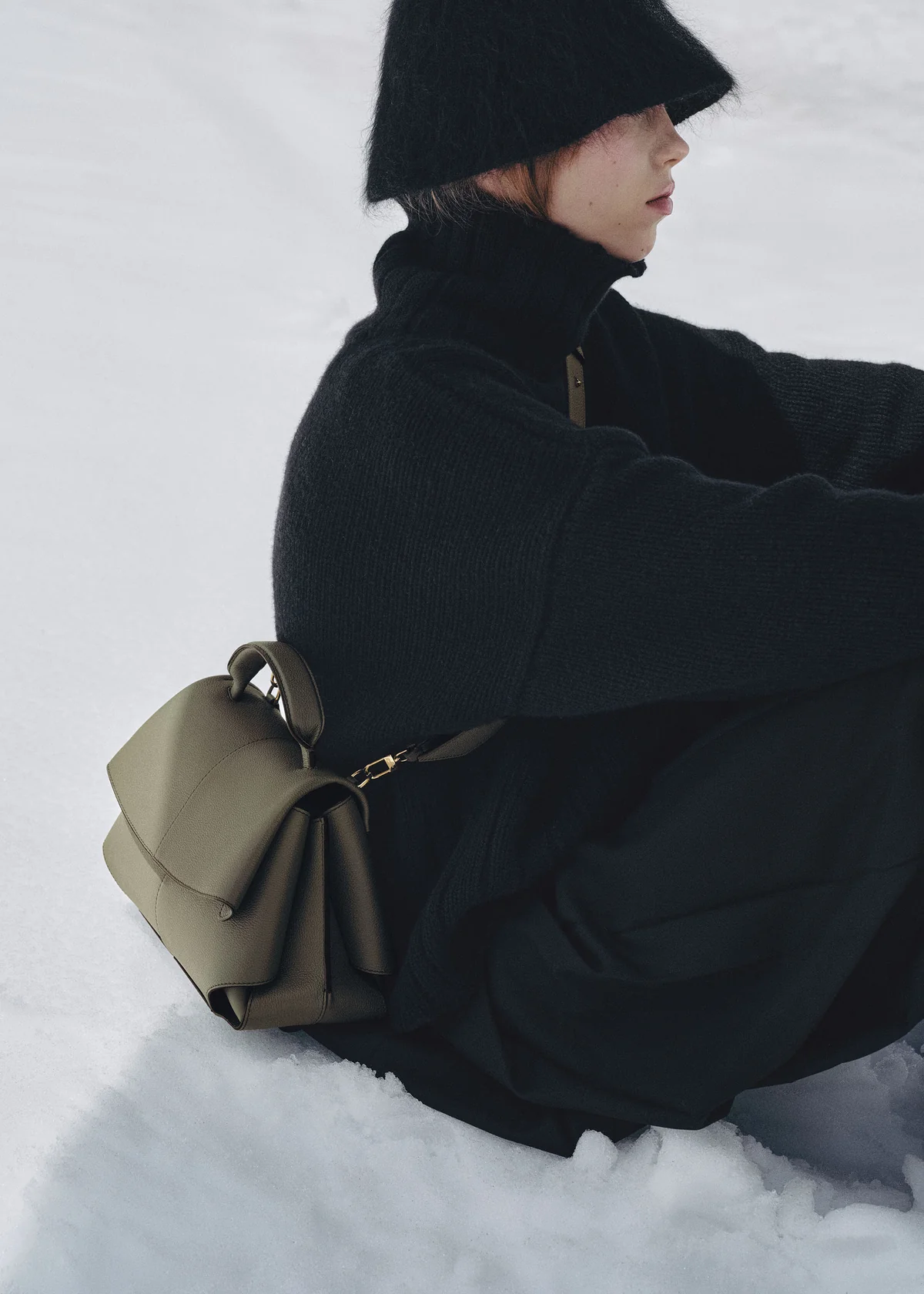 Polène Mokki Edition Textured Smoky Green