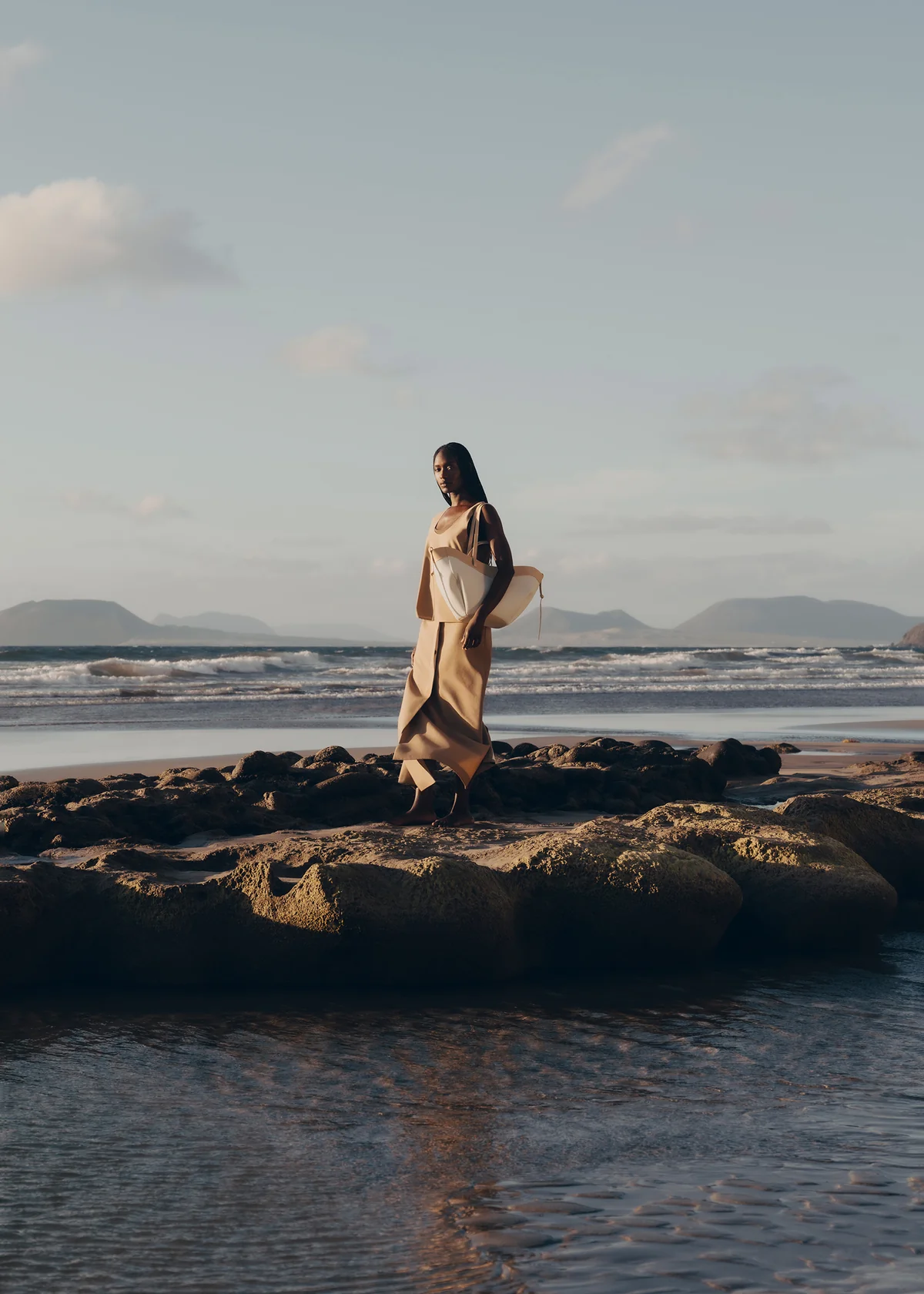 Polène Cyme Edition Beige Canvas