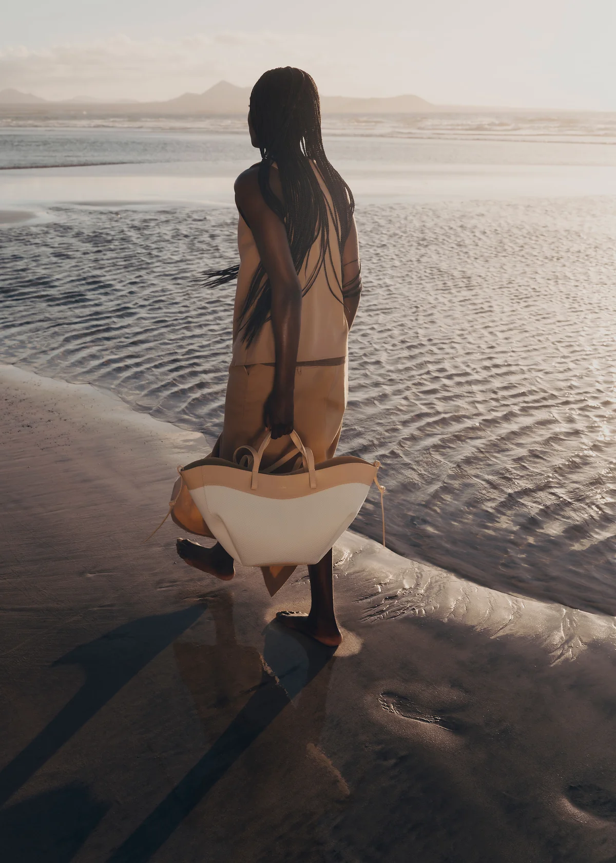 Polène Cyme Edition Beige Canvas