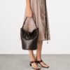 Bottega Veneta Large Leather Liberta Bucket Bag - Brown