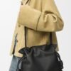 LOEWE Medium Flamenco clutch in nappa calfskin - Black