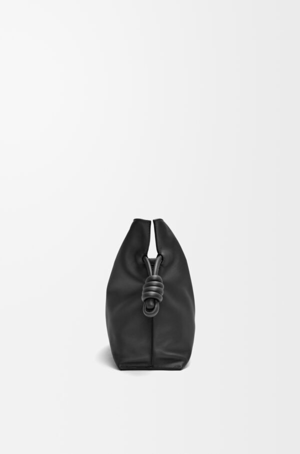 LOEWE Medium Flamenco clutch in nappa calfskin - Black