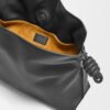 LOEWE Medium Flamenco clutch in nappa calfskin - Black