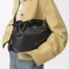 LOEWE Medium Flamenco clutch in nappa calfskin - Black