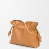 LOEWE Medium Flamenco clutch in nappa calfskin - Warm Desert