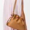 LOEWE Medium Flamenco clutch in nappa calfskin - Warm Desert