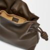 LOEWE Medium Flamenco clutch in nappa calfskin - Chocolate