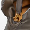 LOEWE Medium Flamenco clutch in nappa calfskin - Chocolate