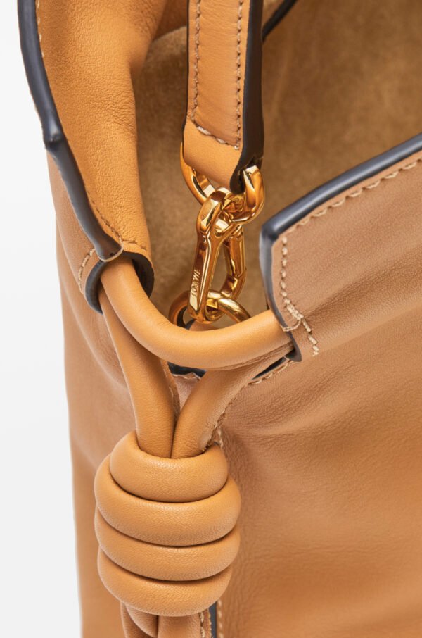 LOEWE Mini Flamenco clutch in nappa calfskin - Warm Desert