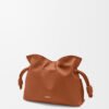 LOEWE Mini Flamenco clutch in nappa calfskin - Squirrel