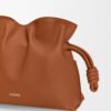 LOEWE Mini Flamenco clutch in nappa calfskin - Squirrel