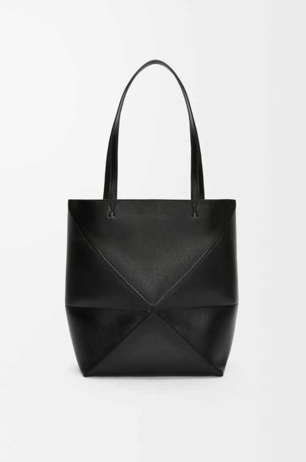LOEWE Puzzle Fold Tote Medium bag - Black