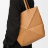 LOEWE Puzzle Fold Tote Medium bag - Warm Desert