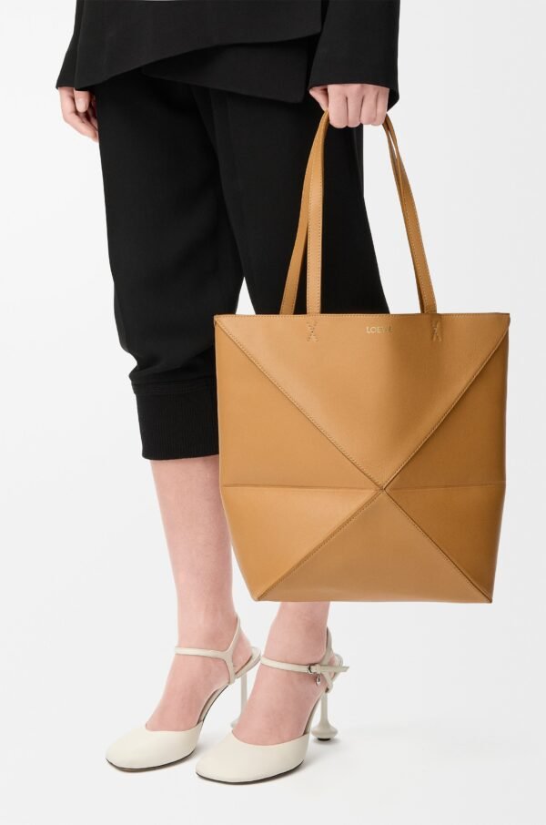 LOEWE Puzzle Fold Tote Medium bag - Warm Desert