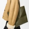 LOEWE Puzzle Fold Tote Medium bag - Dark Khaki