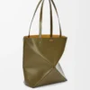 LOEWE Puzzle Fold Tote Medium bag - Dark Khaki
