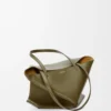 LOEWE Puzzle Fold Tote Medium bag - Dark Khaki