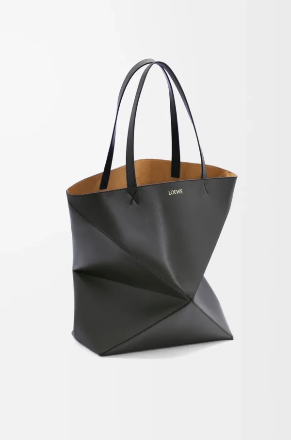 LOEWE Puzzle Fold Tote Large bag - Black