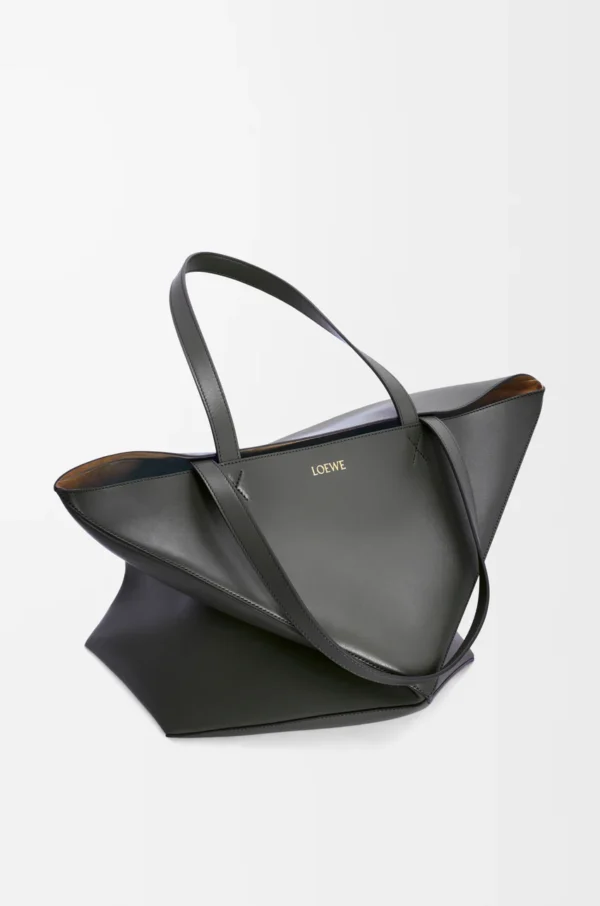 LOEWE Puzzle Fold Tote Large bag - Black