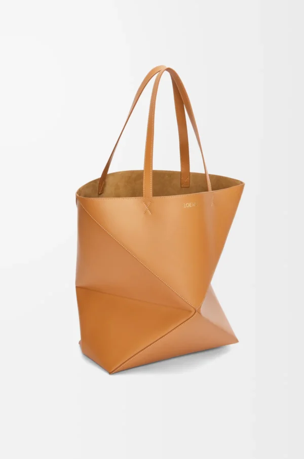 LOEWE Puzzle Fold Tote Large bag - Warm Desert