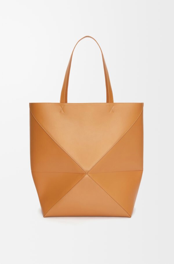LOEWE Puzzle Fold Tote Large bag - Warm Desert