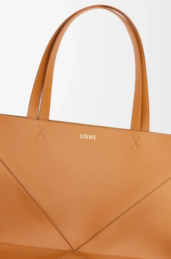 LOEWE Puzzle Fold Tote Large bag - Warm Desert