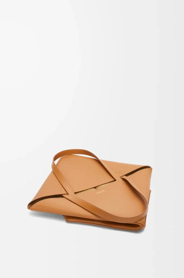 LOEWE Puzzle Fold Tote Large bag - Warm Desert