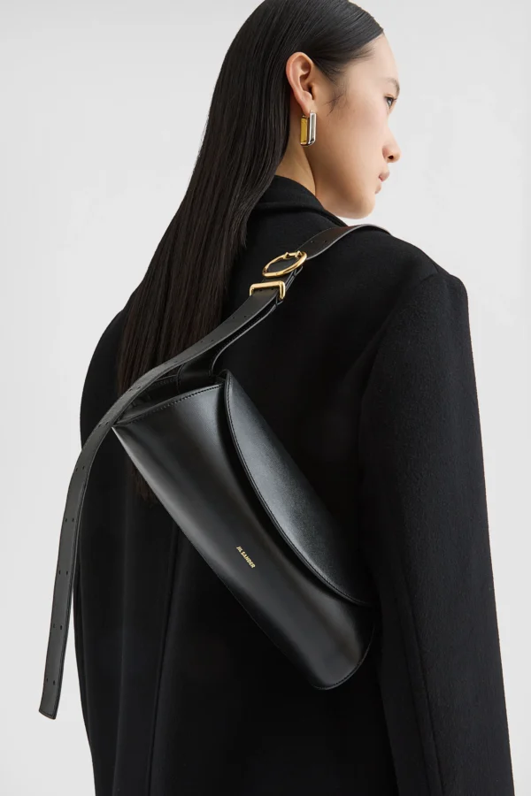 JIL SANDER Cannolo Small Black