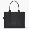 MJI_H020L01FA21_001_F8F8F8_4-5_ALT2 THE Marc Jacobs LEATHER LARGE TOTE BAG Black