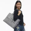 THE Marc Jacobs LEATHER LARGE TOTE BAG Wolf Grey