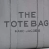 THE Marc Jacobs LEATHER LARGE TOTE BAG Wolf Grey