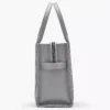 THE Marc Jacobs LEATHER LARGE TOTE BAG Wolf Grey