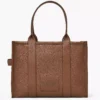 THE Marc Jacobs LEATHER LARGE TOTE BAG Argan Oil