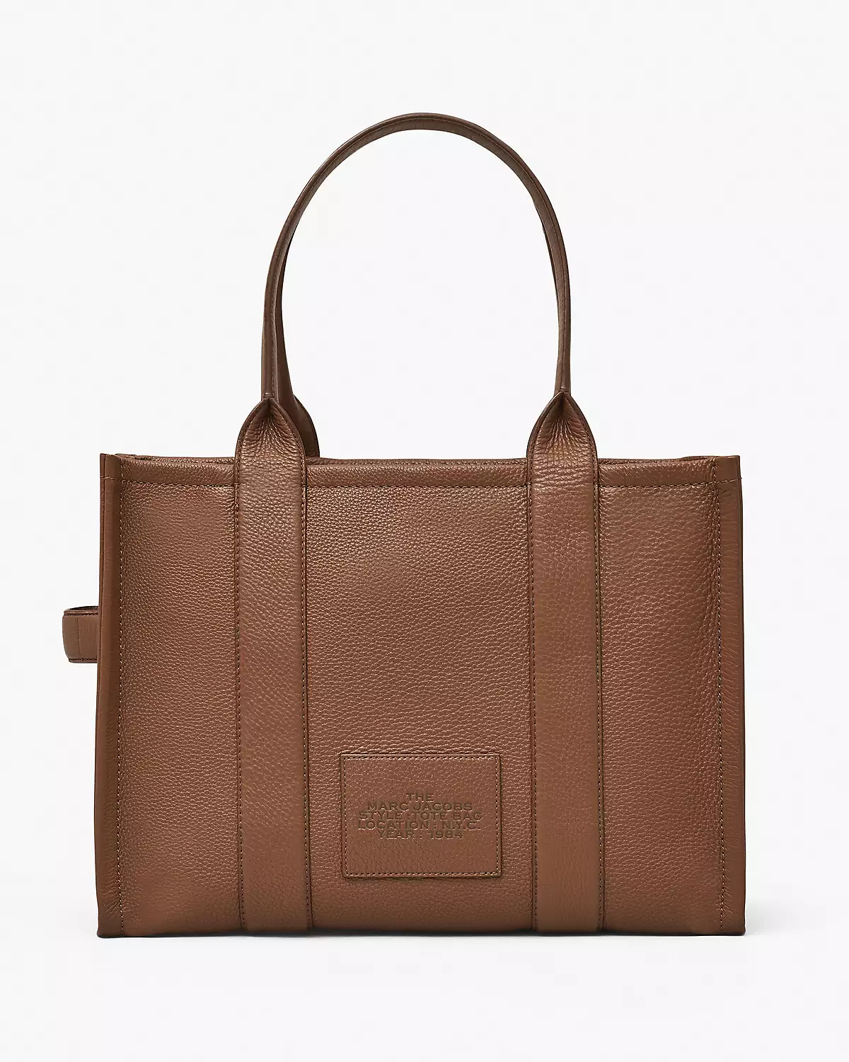 THE Marc Jacobs LEATHER LARGE TOTE BAG Argan Oil