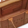THE Marc Jacobs LEATHER LARGE TOTE BAG Argan Oil